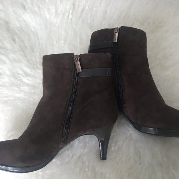 Women’s ankle boots size 8.5 ,Brow, - Picture 3 of 10